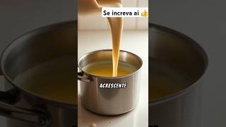 como fazer molho branco poucos ingredientes receitas receitasrapidas molhos [upl. by Rotciv312]