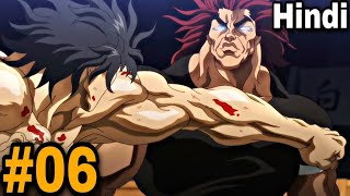 Baki Hanma vs Kengan Ashura episode 6 Explained in hindi  baki vs kengan ashura [upl. by Hosfmann]