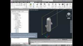 AutoCAD MEP 2013 New Revolve Modifier in Content Builder [upl. by Enelia167]