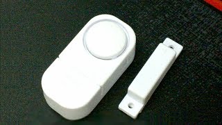 Door or Window Entry Alarm Device Review [upl. by Etnaid629]