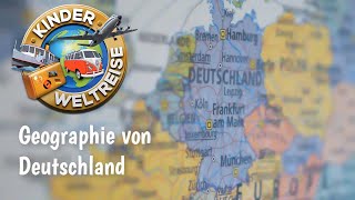 Geographie von Deutschland  einfach erklärt Landschaften Gebirge Flüsse Seen Inseln [upl. by Akinajnat]