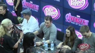 Watch the FULL Marvels The Avengers Signing at ComicCon 2014 [upl. by Nylhsa]