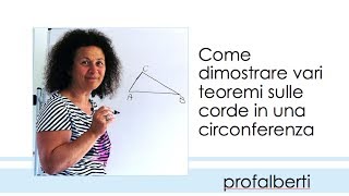 Teoremi sulle corde di una circonferenza [upl. by Kin]