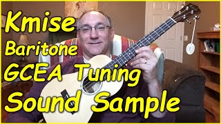 Kmise spruce top baritone ukulele gCEA tuning sound sample [upl. by Kirkpatrick]