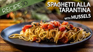 Spaghetti Alla Tarantina with mussels and tomato [upl. by Haelem979]