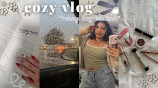 cozy rainy vlog 🧸 tidying up reading online shopping relaxing [upl. by Kuebbing400]