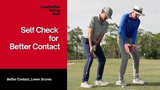 Leadbetter Swing Tip Self Check for Better Contact [upl. by Kenon]