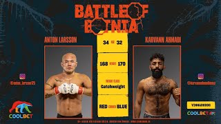 Battle of Botnia 11 Anton Larsson vs Karvann Ahmadi [upl. by Aicatan]