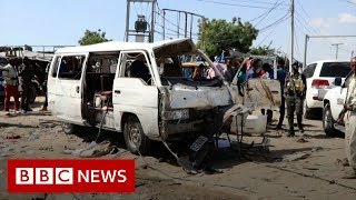 Somalia Dozens killed in Mogadishu attack  BBC News [upl. by Conah]