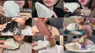 PART 1  WET CHALK EATING ASMR 😋 [upl. by Nuhsar799]