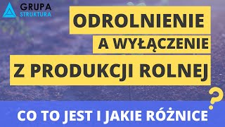 Odrolnienie a wyłączenie z produkcji rolnej [upl. by Cordula]