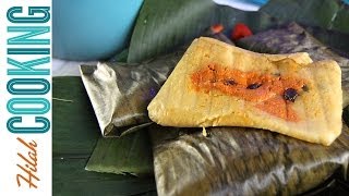 How to Make Guatemalan Tamales  Tamales Guatemaltecos  Hilah Cooking [upl. by Cha]