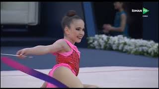 Stiliana Nikolova BUL Ribbon Final World Cup Baku 2023 [upl. by Ardnuaek]