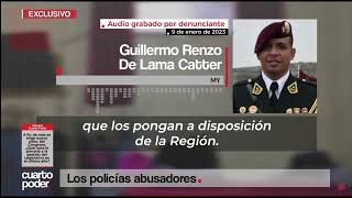 Los policias abusadores  Sasieta en Cuarto Poder [upl. by Downall374]