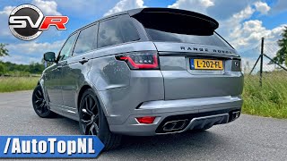 Range Rover Sport SVR  REVIEW on AUTOBAHN by AutoTopNL [upl. by Llenyl713]