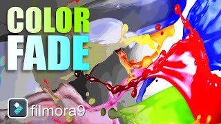 COLOR Fade Effect  Filmora9 Effects amp Transitions [upl. by Tosch]