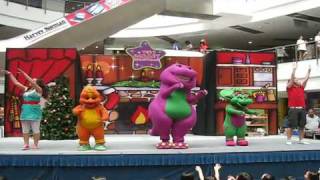 Barney Magical Christmas Performance Jingle Bells Song [upl. by Ynez]