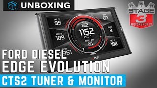 Ford Diesel Edge Evolution CTS2 Tuner and Vehicle Monitor Unboxing [upl. by Etterual]