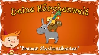 Die Bremer Stadtmusikanten  Märchen und Geschichten für Kinder  Brüder Grimm  Deine Märchenwelt [upl. by Sixela164]