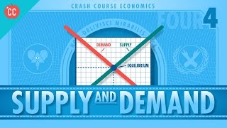 Supply and Demand Crash Course Economics 4 [upl. by Anyrb860]