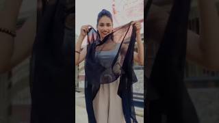 Dupatta Draping as jacket l its work ✅shortsfashiondupattadiyfashionhacksyoutubeshorts [upl. by Liuqnoj]