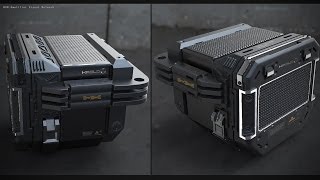 ASN HARD SURFACE ZBRUSH timelapse video [upl. by Urquhart772]