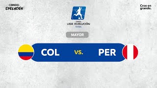 COLOMBIA VS PERÚ  CONMEBOL LIGA EVOLUCIÓN de FUTSAL  Zona Norte  MAYOR [upl. by Nitsirk374]