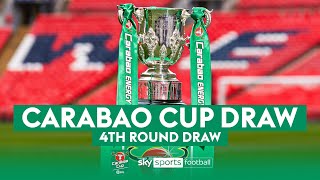 LIVE Carabao Cup Fourth Round Draw [upl. by Hildie]