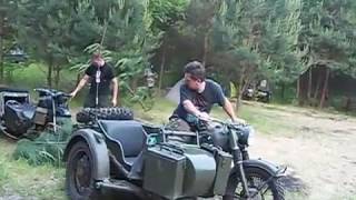 Czołowo Tygrys w akcji 3K750ural dnieprbmwмотоциклы на золото в ведущих [upl. by Venuti983]