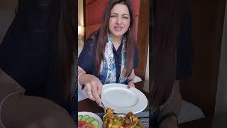 bhagyashree feeds daughter with her own hand shortvideo [upl. by Genaro]