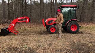 Removing and Installing a Kioti Tractor Loader  CK3510 SE CAB [upl. by Armbrecht637]