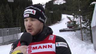 Tour de Ski 2012 Interview Dario Cologna [upl. by Ecile]