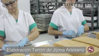 Fabricación del turrón en Jijona con almendra marcona valenciana  Visita por dentro a la fábrica [upl. by Akimyt]