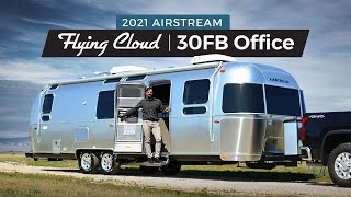 Working from the Road Full Time 2021 Airstream Flying Cloud 30FB Office Travel Trailer [upl. by Nestor]