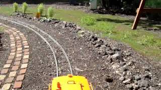 5inch gauge Kato 7ton driving in spring of Bontenzaka garden [upl. by Thorlay]