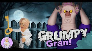 Kitty Katt GamerEp 4Grumpy Gran Scary Obby [upl. by Bussy909]