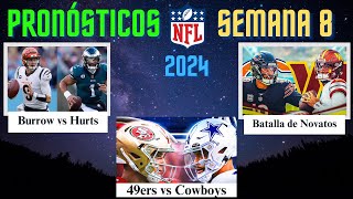 Pronósticos y Análisis NFL Semana 8 2024 [upl. by Rubia]