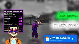 Free Fire Injector GAWTHI LEGEND  Injector HACK  Auto Headshot ✅ HOLOGRAM 🔥 100 Antiban [upl. by Aicinod]