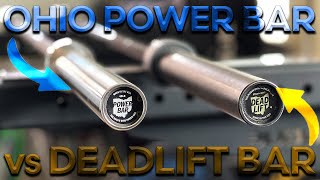 Rogue Ohio POWER Bar vs Ohio DEADLIFT Bar – Which is BEST for YOUR Gym [upl. by Kimmie426]