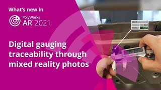 Digital gauging traceability through mixed reality photos [upl. by Koeppel]