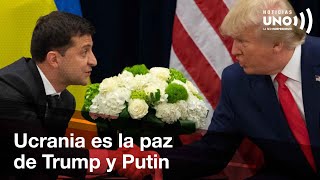 Propuesta de paz de Trump para Ucrania consiste en ceder a Rusia lo invadido  Noticias UNO [upl. by Hallie]