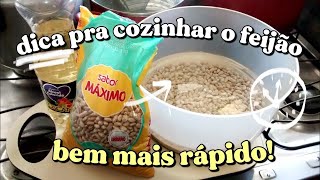 COMO COZINHAR FEIJÃO RÁPIDO  SEM GASTAR GÁS [upl. by Eihtak]