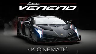 BATMANS NEW RIDE The Only Lamborghini Veneno with Fully Exposed Carbon Fibre 4K Cinematic [upl. by Ignatzia]