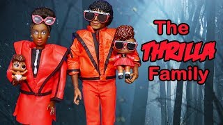 Sniffycat Barbie Families  The THRILLA FAMILY in Spooky Forest  Toys and Dolls Fun for Kids [upl. by Htebasile]