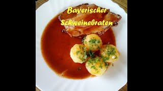 115 Klassischer Bayrischer Schweinebraten vom Gasgrill [upl. by Ydeh177]