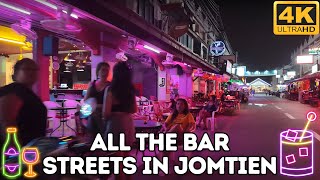 All The Popular Bar Streets in Pattaya Jomtien Rompho Beer Bar Complex Soi Jomtien 7 and More2024 [upl. by Aryajay]