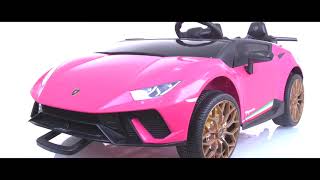 SRK311L Blitzshark 24V Kids Ride on Lamborghini Installation Video [upl. by Eadahc]