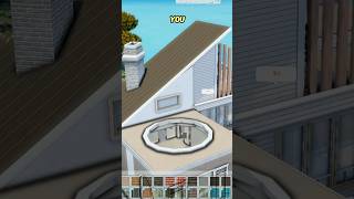 Try creating a skylight roof to make your house more modern sims4shorts sims4ideas [upl. by Yecnay102]