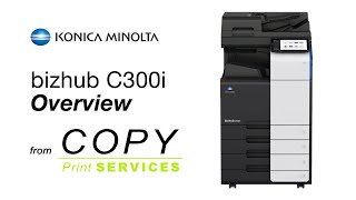 Konica Minolta bizhub C300i  Quick Intro [upl. by Turnheim]