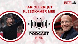 Ajax Life Podcast 150 Farioli krijgt kleedkamer mee [upl. by Mae]